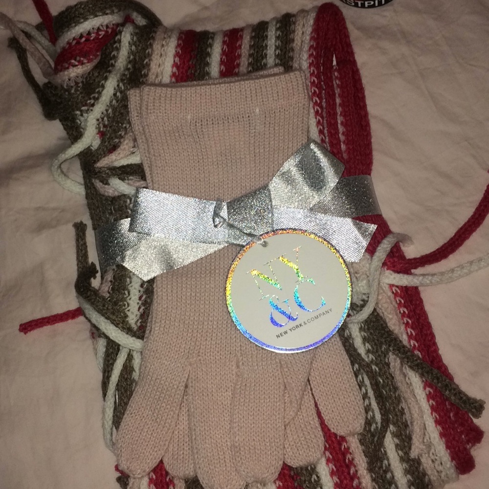 scarf and gloves